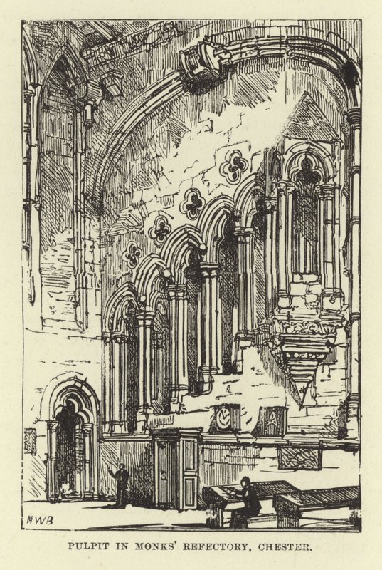 Keşiş Yemekhanesinde Minber, Chester by English School