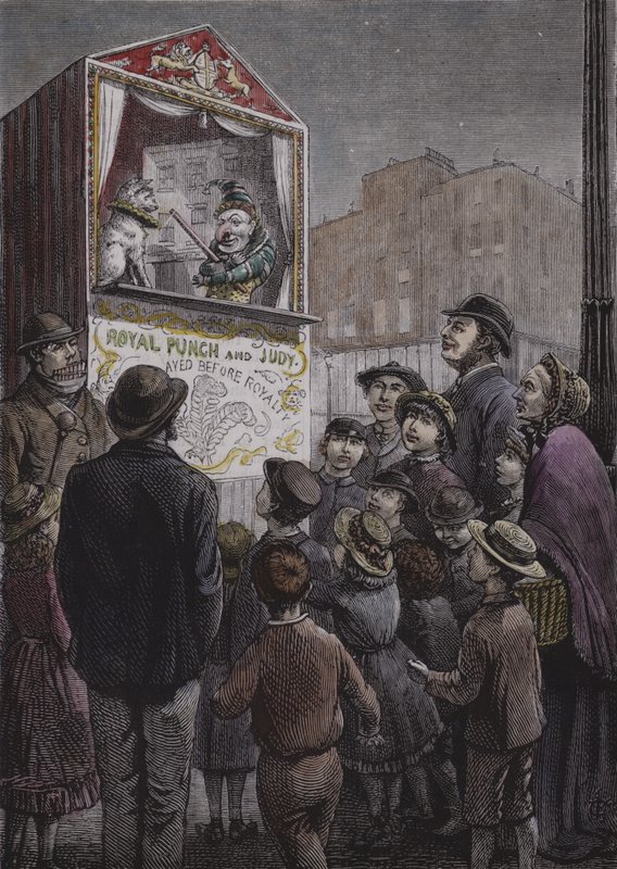 Punch ve Judy gösterisi by English School