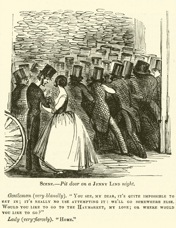 Yumruk karikatür: Jenny Lind by English School