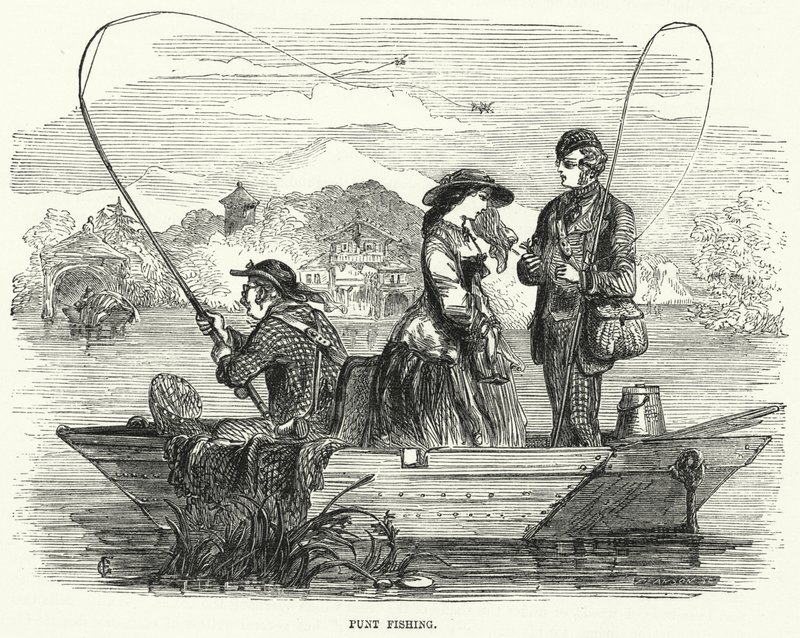 Punt Balıkçılık (gravür) by English School