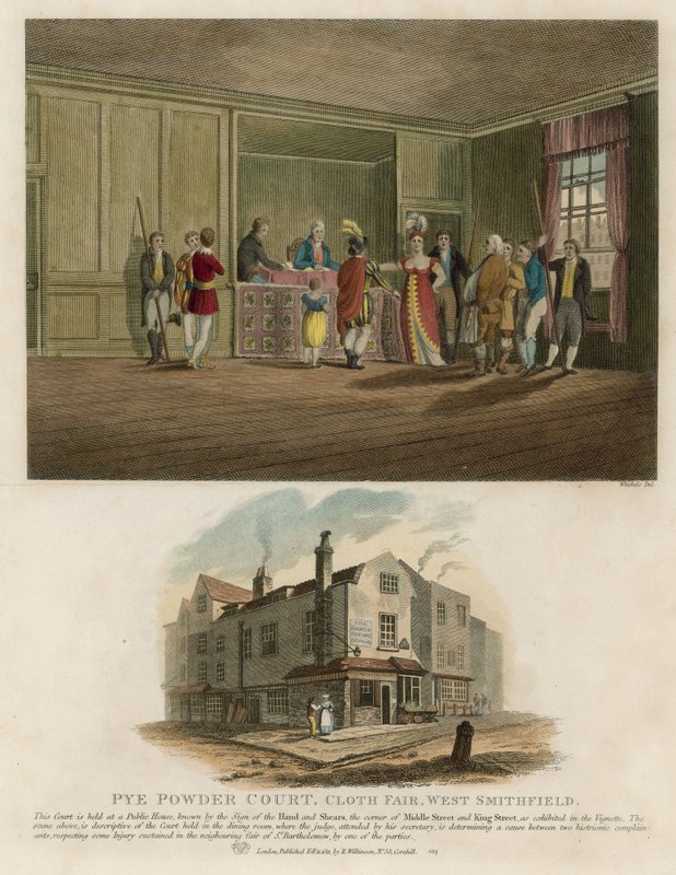 Pye Powder Court, Kumaş Fuarı, West Smithfield by English School