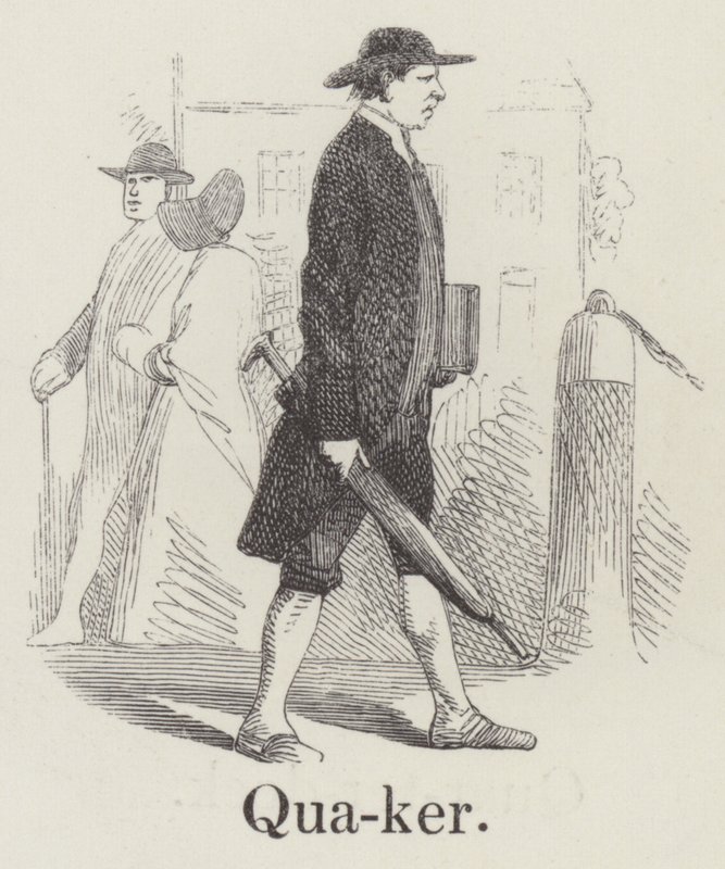 Quaker (gravür) by English School