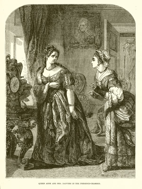 Kraliçe Anne ve Bayan Danvers, Duruşma Odasında by English School