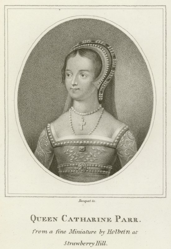 Kraliçe Catharine Parr (gravür) by English School