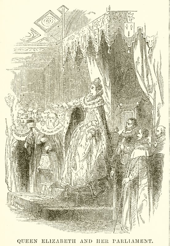 Kraliçe Elizabeth ve Parlamentosu by English School