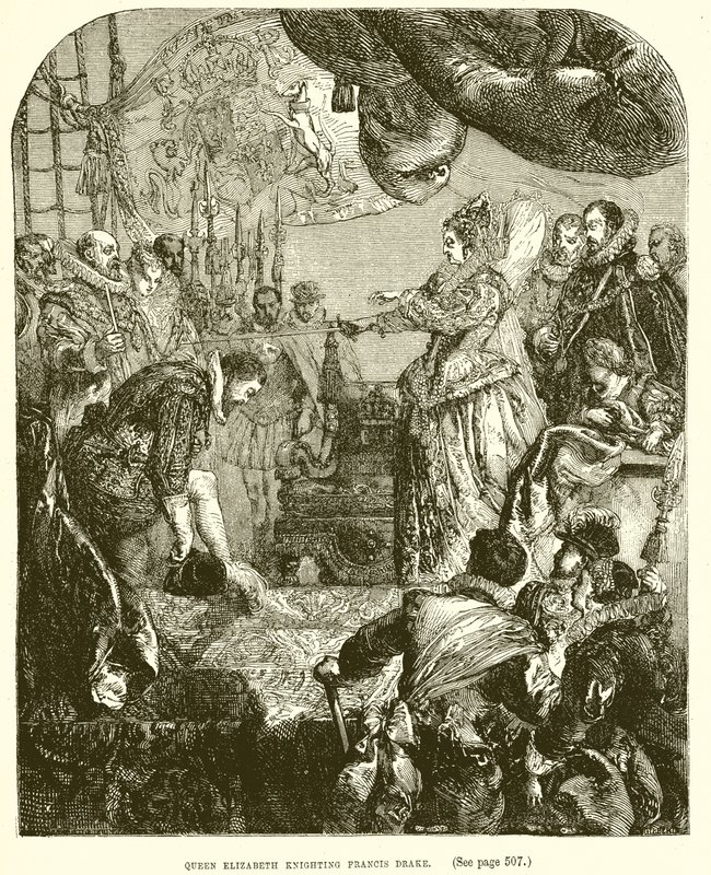 Kraliçe Elizabeth, Francis Drake