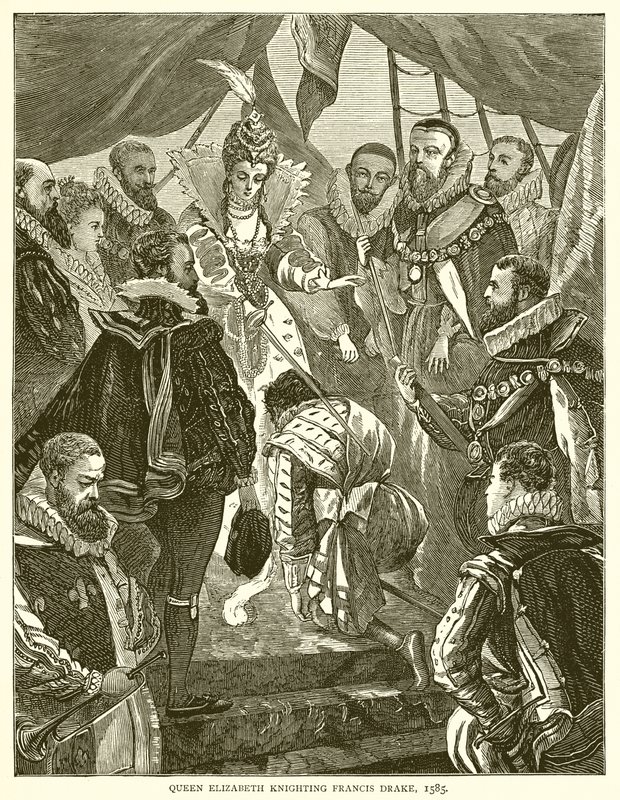 Kraliçe Elizabeth, Francis Drake
