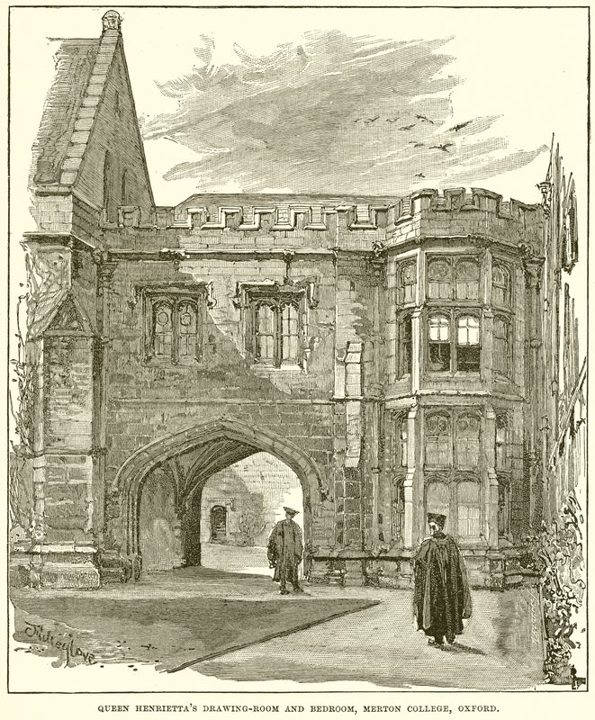 Queen Henriettas Misafir Odası ve Yatak Odası, Merton College, Oxford by English School
