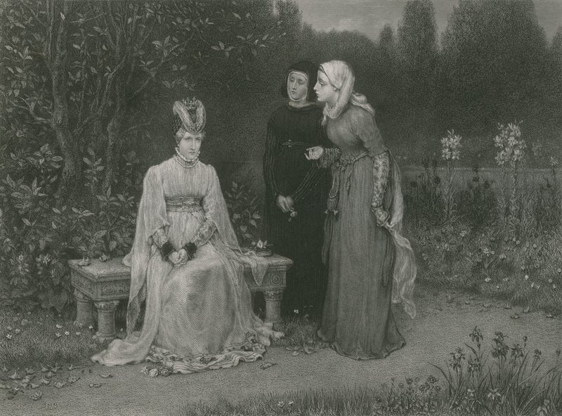 Kraliçe Isabella ve Hanımları, Kral II. Richard by English School