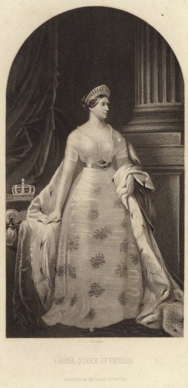 Prusya Kraliçesi Louisa by English School