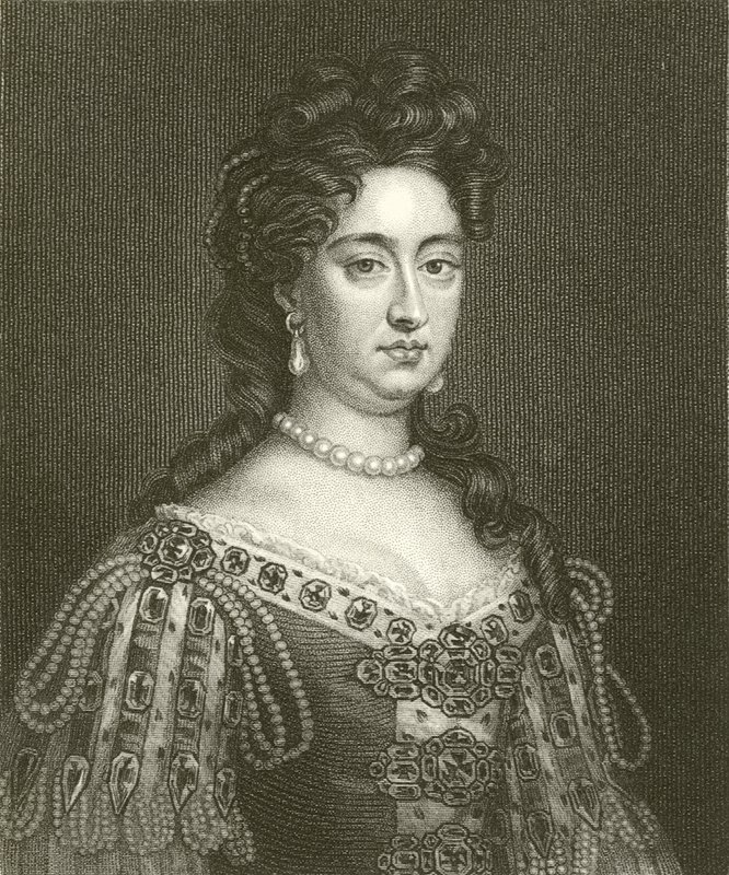 Kraliçe Mary II by English School