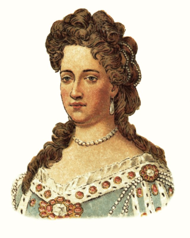Kraliçe Mary II by English School