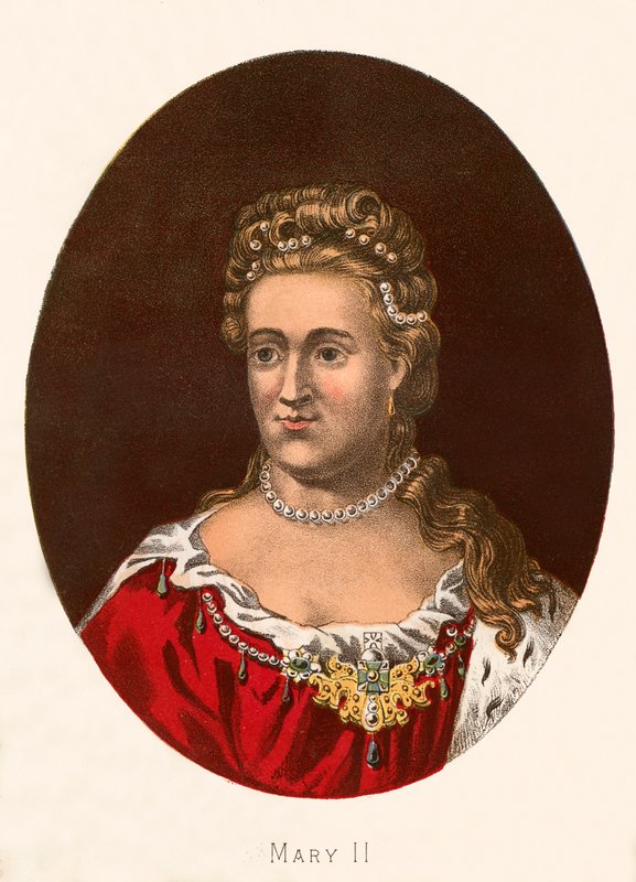 Kraliçe Mary II by English School