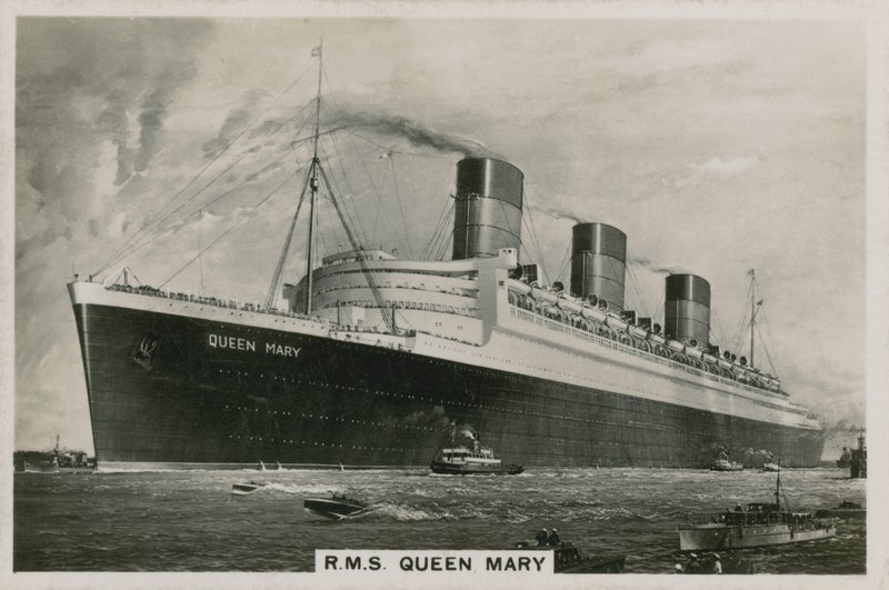 RMS Queen Mary, Cunard okyanus gemisi by English School