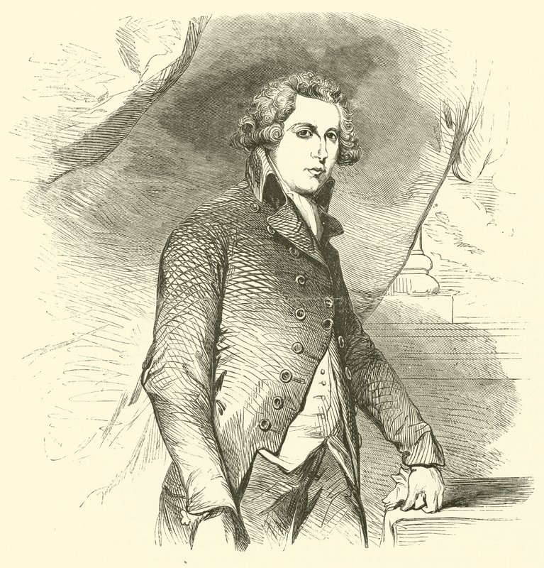 RB Sheridan (gravür) by English School
