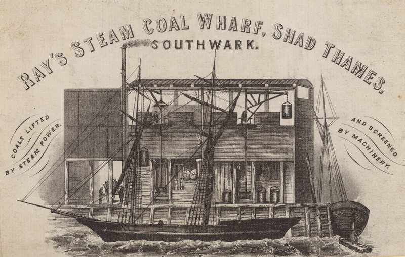 Işınları Buhar Kömür Rıhtımı, Shad Thames, Southwark by English School