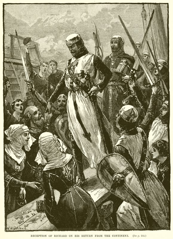 Kıtadan dönüşünde Richard