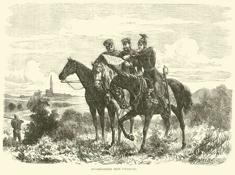 Strasburg yakınlarında keşif gezisi, Eylül 1870 by English School