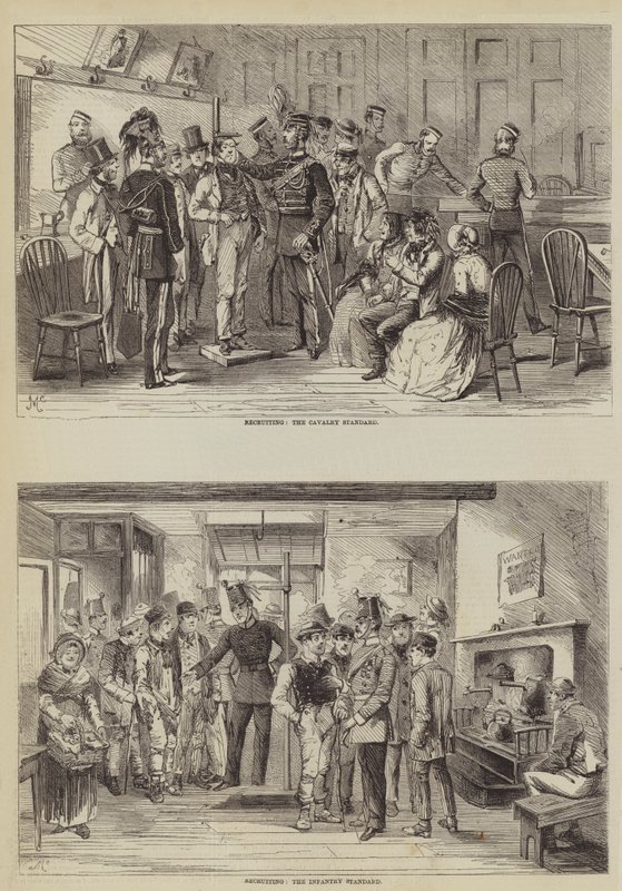 İşe alma (gravür) by English School