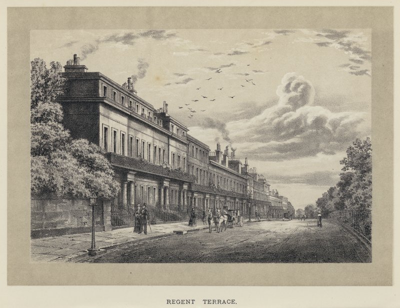 Regent Teras (gravür) by English School