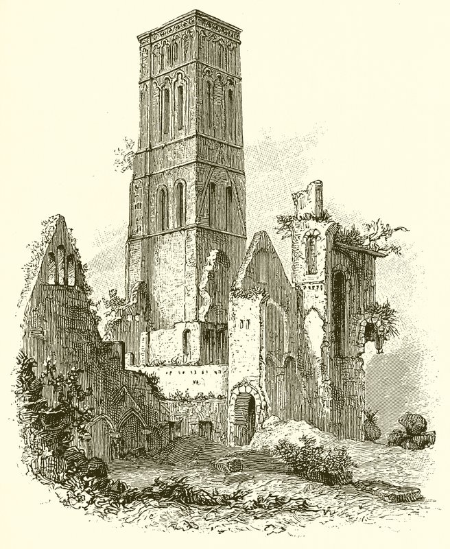 Osney Manastırı kalıntıları by English School