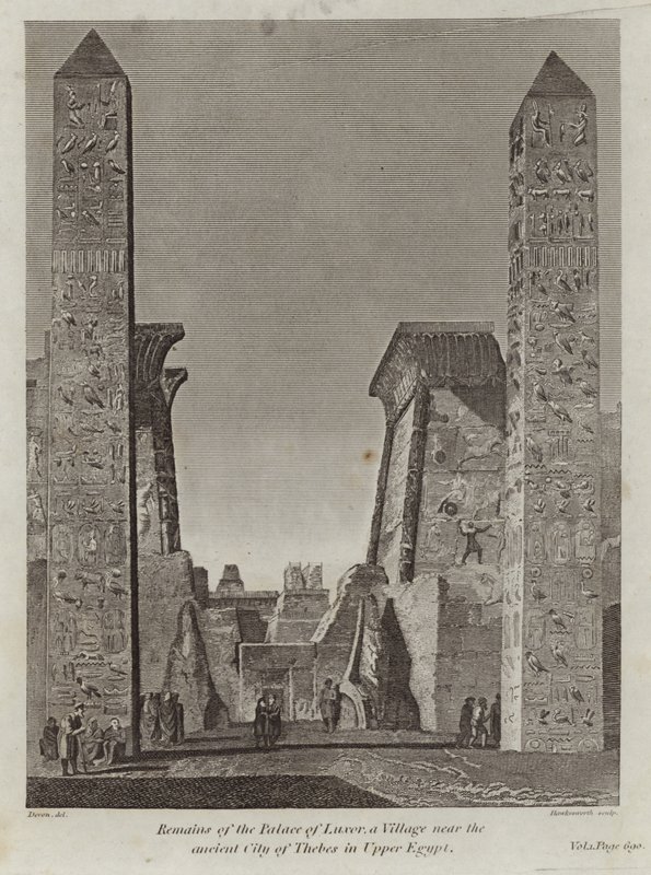 Luksor Sarayı kalıntıları by English School