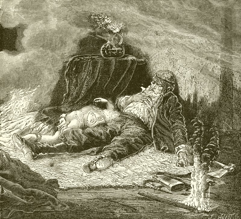 Vikingler baskınından geriye kalanlar by English School