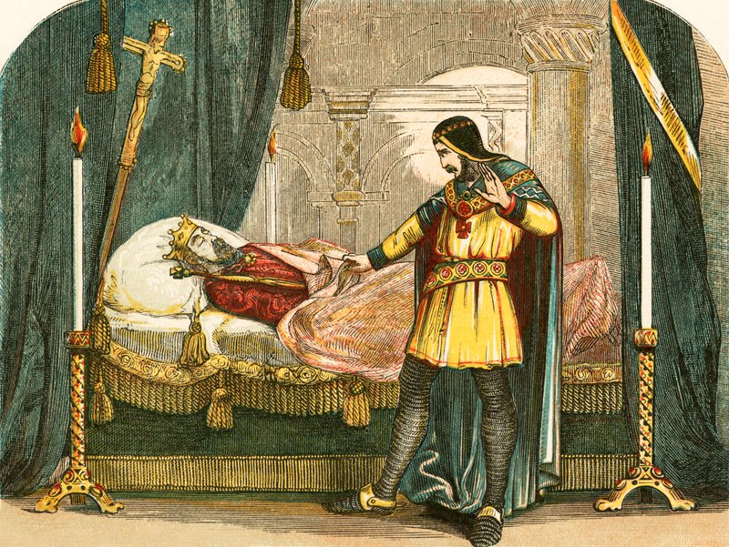 Babasının cesedini gören I. Richard