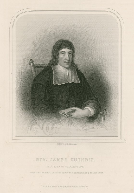 Rev. James Guthrie, Stirling Bakanı, 1661 by English School