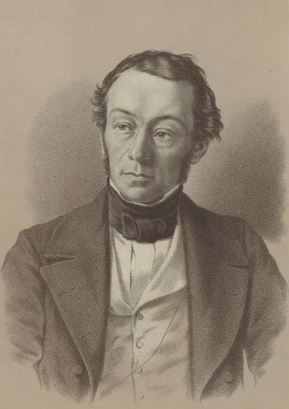 Richard Cobden, İngiliz üretici ve Liberal politikacı (lito) by English School