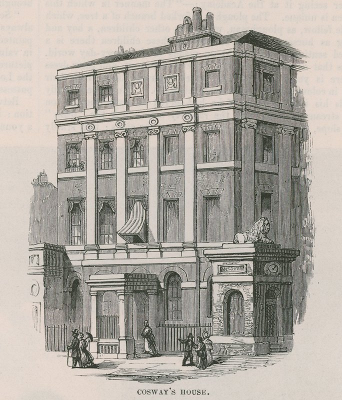 Richard Cosways evi, Stratford Place, Oxford Street, Londra by English School