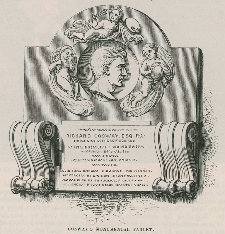 Richard Cosways tableti, Marylebone Kilisesi, Londra by English School