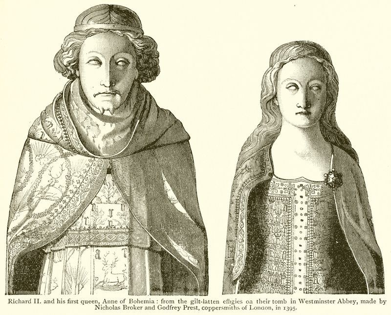 Richard II ve Birinci Kraliçesi, Bohemyalı Anne by English School