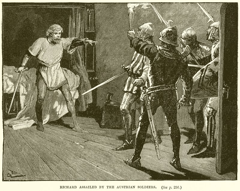 Richard, Avusturya Askerleri tarafından saldırıya uğradı by English School