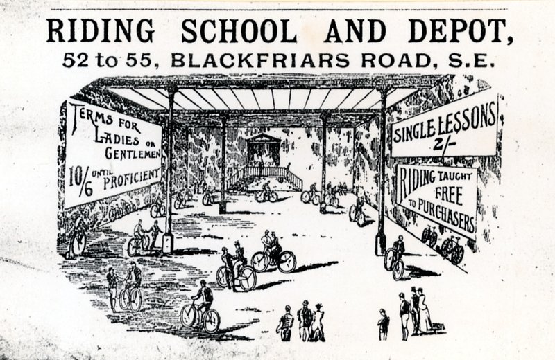 Binicilik Okulu ve Depo, Blackfriars Yolu by English School