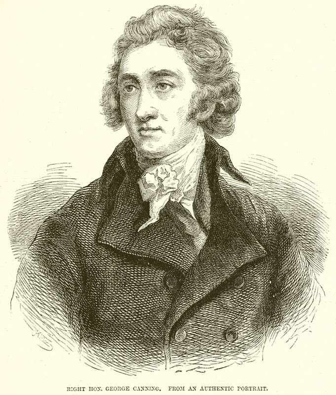 Sağ Hon. George Canning by English School