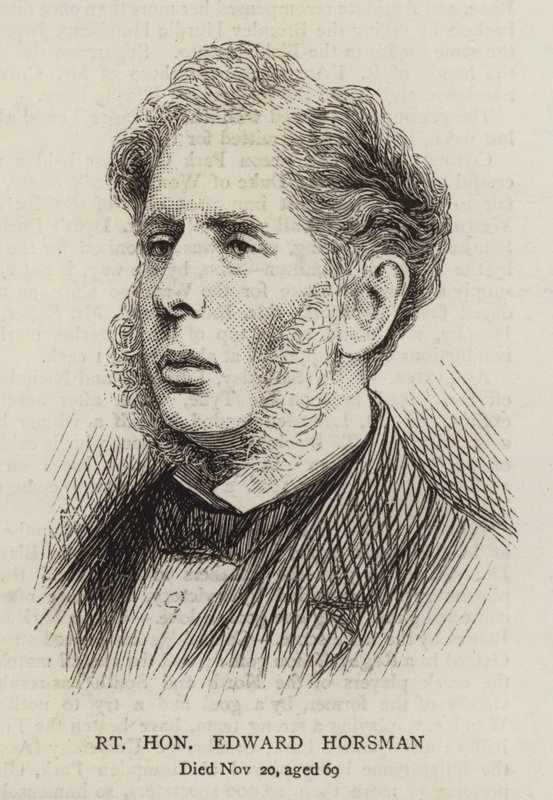 Sayın Edward Horsman (gravür) by English School