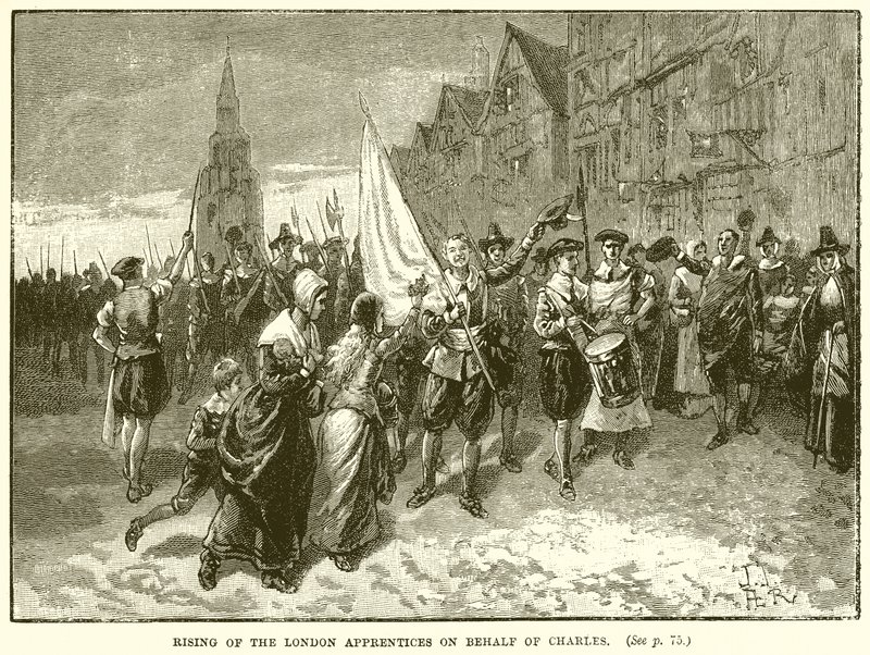 Londra Çıraklarının Charles adına Yükselişi by English School