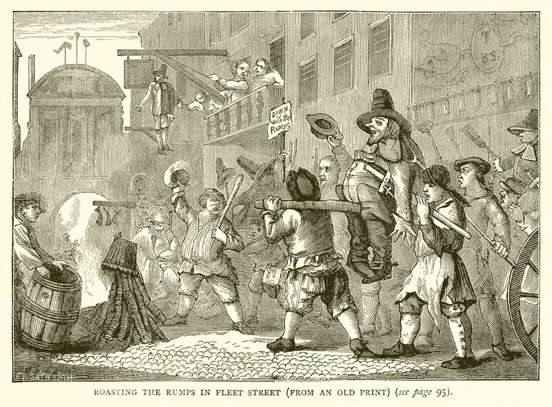 Fleet Sokağındaki Rumpları Kavurmak by English School