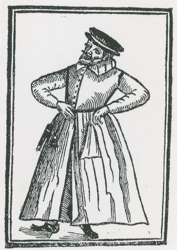 Robert Armin (1563-1615), oyuncu by English School