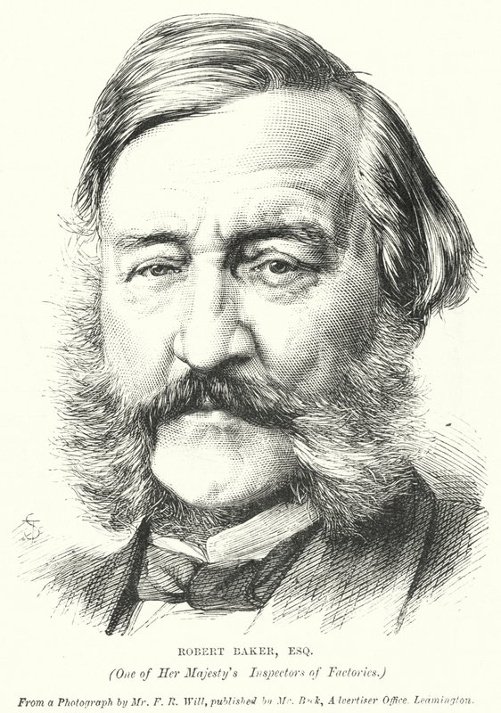 Robert Baker, Majestelerinin Fabrika Müfettişlerinden Biri (gravür) by English School