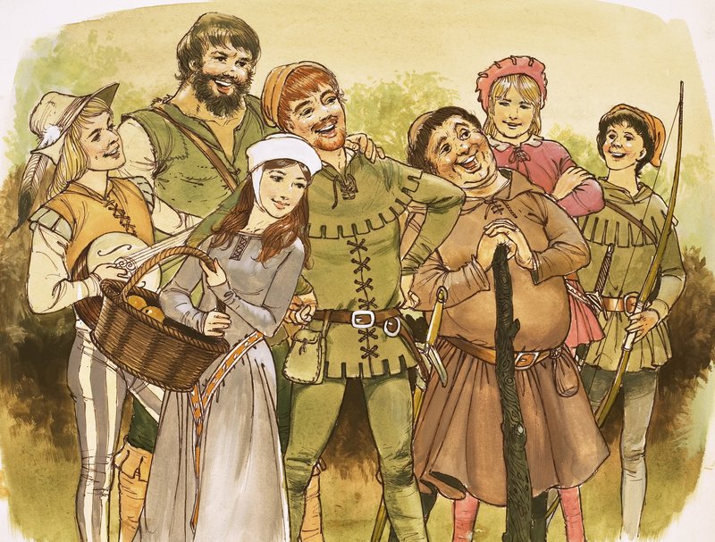 Robin Hood ve Mutlu Adamları by English School
