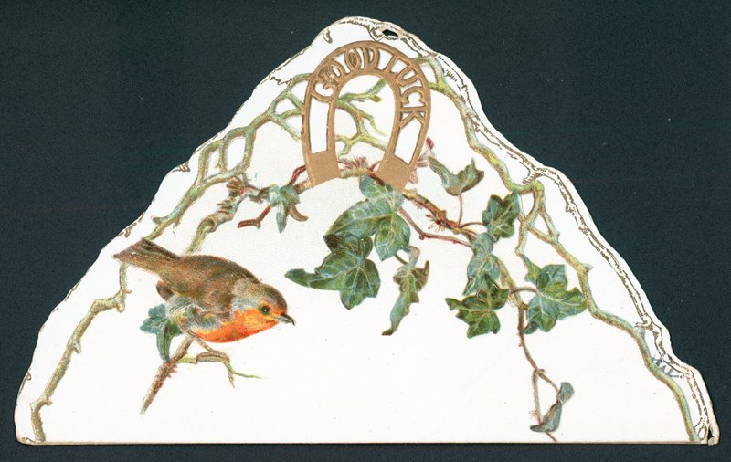 Robin ve İyi Şanslar Nal, Noel Kartı by English School