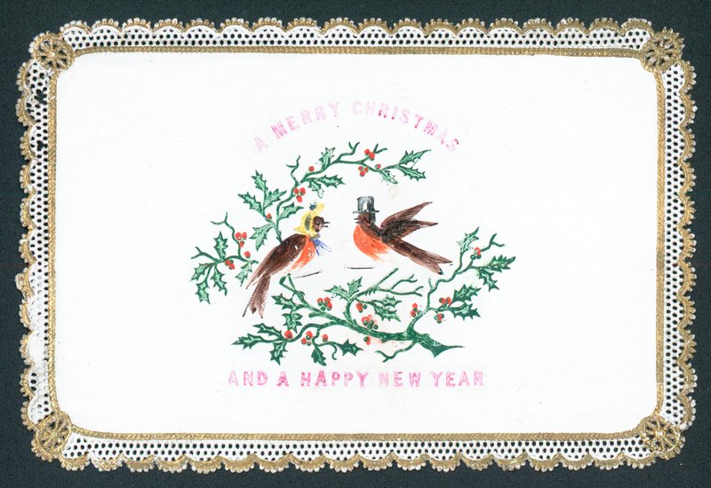 Robins şapka takıyor, Noel Kartı by English School