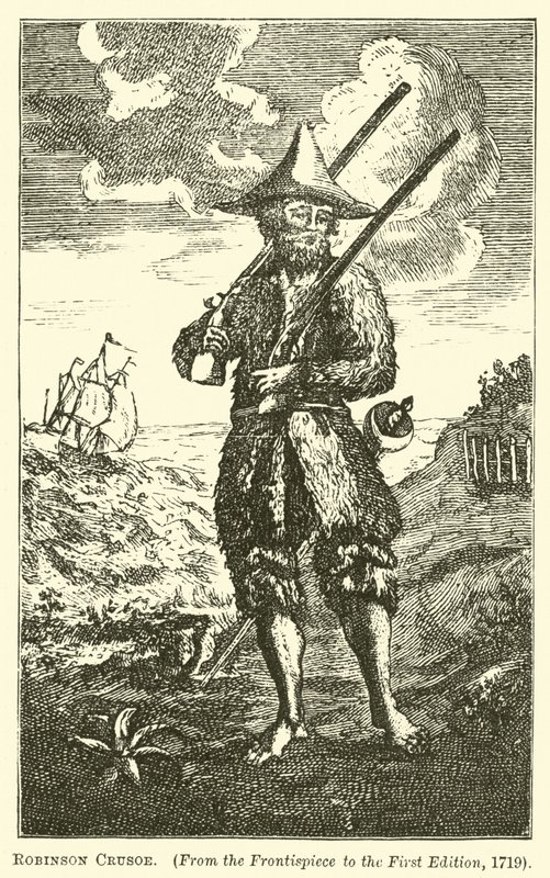 Robinson Crusoe by English School