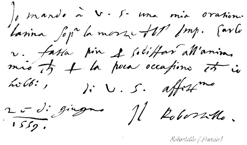 Robortello, (Francis) by English School