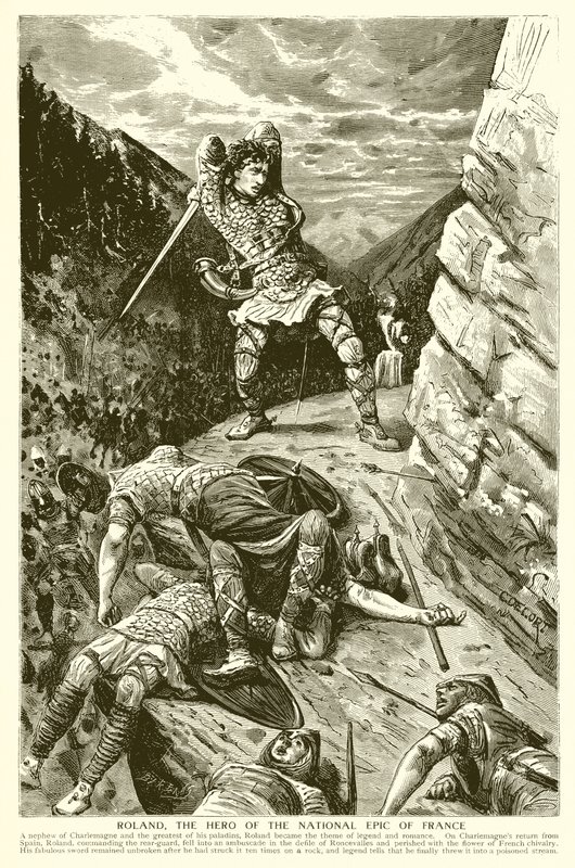 Roland, Fransa Ulusal Destanının Kahramanı by English School