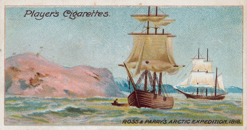 Ross ve Parrys Kutup Seferi, 1818 by English School
