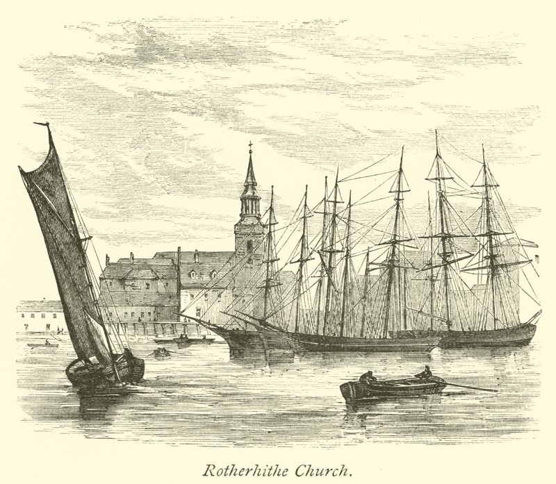 Rotherhithe Kilisesi by English School