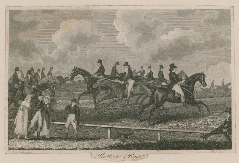 Rotten Row, Hyde Park, Londra by English School